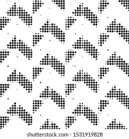 Grunge halftone black and white dots texture background. Spotted vector Abstract Texture