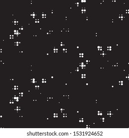 Grunge halftone black and white dots texture background. Spotted vector Abstract Texture