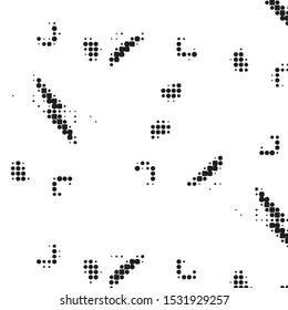 Grunge halftone black and white dots texture background. Spotted vector Abstract Texture