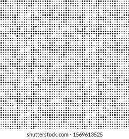 Grunge halftone black and white dots texture background. Spotted vector Abstract Texture