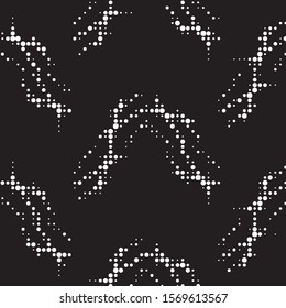 Grunge halftone black and white dots texture background. Spotted vector Abstract Texture