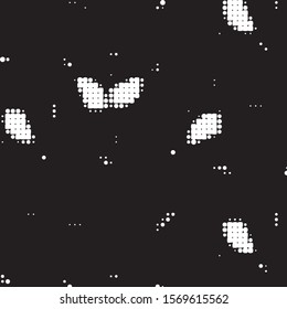 Grunge halftone black and white dots texture background. Spotted vector Abstract Texture