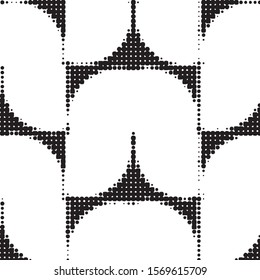 Grunge halftone black and white dots texture background. Spotted vector Abstract Texture