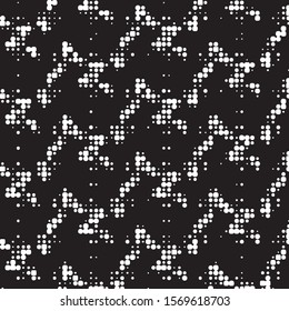Grunge halftone black and white dots texture background. Spotted vector Abstract Texture