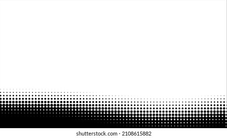 Grunge halftone black and white dots background. Spotted vector Abstract Texture