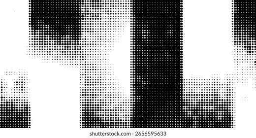 Grunge halftone black and white dots texture background. Spotted Abstract Texture
