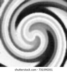 Grunge halftone black and white dots texture background. Spotted vector Abstract Texture
