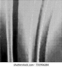Grunge halftone black and white dots texture background. Spotted vector Abstract Texture
