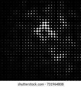 Grunge halftone black and white dots texture background. Spotted vector Abstract Texture
