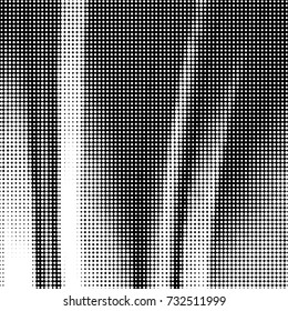 Grunge halftone black and white dots texture background. Spotted vector Abstract Texture
