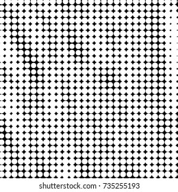 Grunge halftone black and white dots texture background. Spotted vector Abstract Texture
