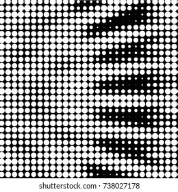 Grunge halftone black and white dots texture background. Spotted vector Abstract Texture