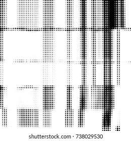 Grunge halftone black and white dots texture background. Spotted vector Abstract Texture