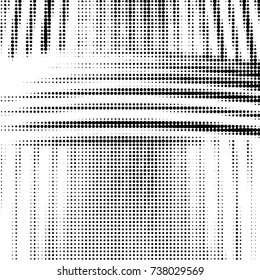 Grunge halftone black and white dots texture background. Spotted vector Abstract Texture