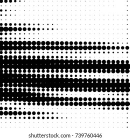 Grunge halftone black and white dots texture background. Spotted vector Abstract Texture