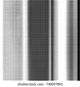 Grunge halftone black and white dots texture background. Spotted vector Abstract Texture