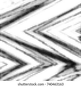 Grunge halftone black and white dots texture background. Spotted vector Abstract Texture