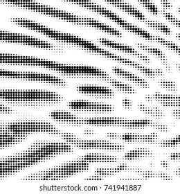 Grunge halftone black and white dots texture background. Spotted vector Abstract Texture