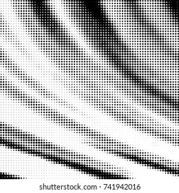 Grunge halftone black and white dots texture background. Spotted vector Abstract Texture