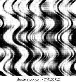 Grunge halftone black and white dots texture background. Spotted vector Abstract Texture
