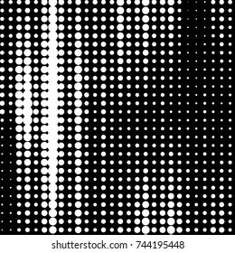 Grunge halftone black and white dots texture background. Spotted vector Abstract Texture
