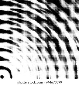 Grunge halftone black and white dots texture background. Spotted vector Abstract Texture