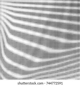 Grunge halftone black and white dots texture background. Spotted vector Abstract Texture