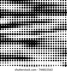 Grunge halftone black and white dots texture background. Spotted vector Abstract Texture
