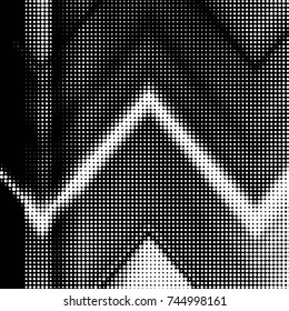 Grunge halftone black and white dots texture background. Spotted vector Abstract Texture