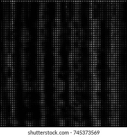 Grunge halftone black and white dots texture background. Spotted vector Abstract Texture