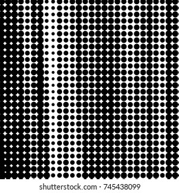 Grunge halftone black and white dots texture background. Spotted vector Abstract Texture