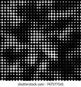 Grunge halftone black and white dots texture background. Spotted vector Abstract Texture