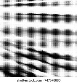 Grunge halftone black and white dots texture background. Spotted vector Abstract Texture