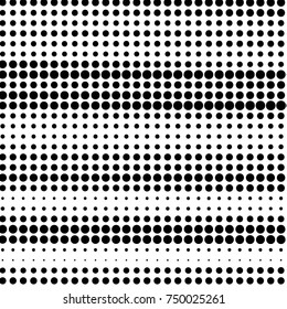 Grunge halftone black and white dots texture background. Spotted vector Abstract Texture