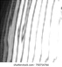 Grunge halftone black and white dots texture background. Spotted vector Abstract Texture