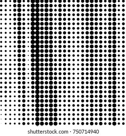 Grunge halftone black and white dots texture background. Spotted vector Abstract Texture