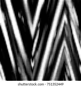 Grunge halftone black and white dots texture background. Spotted vector Abstract Texture