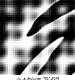 Grunge halftone black and white dots texture background. Spotted vector Abstract Texture
