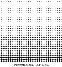 Grunge halftone black and white dots texture background. Spotted vector Abstract Texture