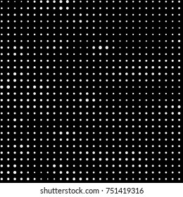 Grunge halftone black and white dots texture background. Spotted vector Abstract Texture