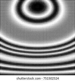 Grunge halftone black and white dots texture background. Spotted vector Abstract Texture