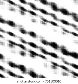 Grunge halftone black and white dots texture background. Spotted vector Abstract Texture