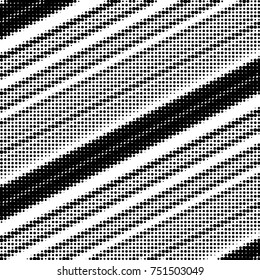 Grunge halftone black and white dots texture background. Spotted vector Abstract Texture