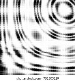 Grunge halftone black and white dots texture background. Spotted vector Abstract Texture