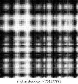 Grunge halftone black and white dots texture background. Spotted vector Abstract Texture