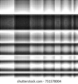 Grunge halftone black and white dots texture background. Spotted vector Abstract Texture