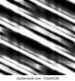 Grunge halftone black and white dots texture background. Spotted vector Abstract Texture