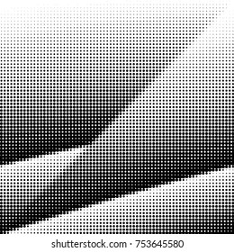 Grunge halftone black and white dots texture background. Spotted vector Abstract Texture
