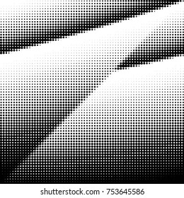 Grunge halftone black and white dots texture background. Spotted vector Abstract Texture
