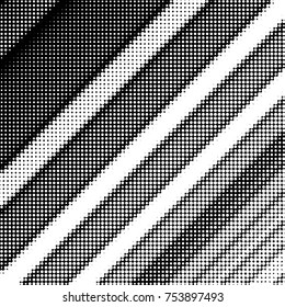 Grunge halftone black and white dots texture background. Spotted vector Abstract Texture
